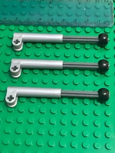 Lego 3 X Technic Linear Actuator Piston Light Grey with Adjustable Axle and Ball - Picture 1 of 4