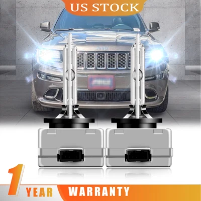 Faros de xenón HID para Jeep Grand Cherokee 2014-2017 haz alto y bajo cantidad 2 Foto 1 de 4