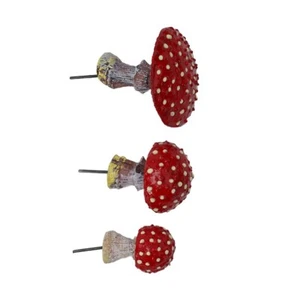 Outdoor Statues Mushroom Decorations Garden Indoor Decoration Ornaments - Picture 1 of 15