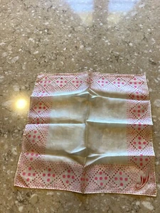 Vintage 1933 Japanese Silk Souvenir Chicago Worlds Fair Hankie Handkerchief 11” - Picture 1 of 3
