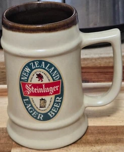 Vintage Steinlager Porcelain Beer Stein New Zealand Stewart Pottery Fosters Kiwi - Picture 1 of 2