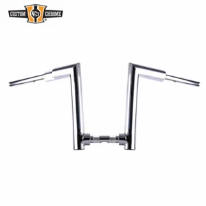 Chrome 2" Fat 14” Rise Hulkz Handlebar Fit For Harley Dyna Sportster Softail - Picture 1 of 1