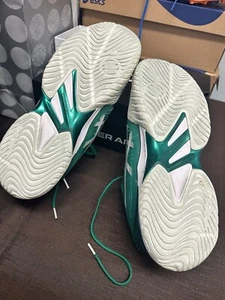 ASICS Court FF Novak Djokovic LE Green/White 1041a089 Rare Tennis Shoes Sz 11.5 - Picture 1 of 5