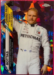 Tarjeta base Topps Chrome Formula 1 Sapphire 2020, Valtteri Bottas #151 F1 - Imagen 1 de 2
