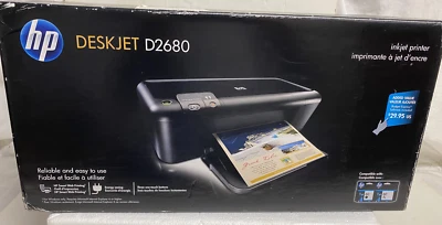 HP DeskJet D2680 Standard Inkjet Printer NEW UNOPENED IN SEALED BOX - Nice!! - Image 1 of 4