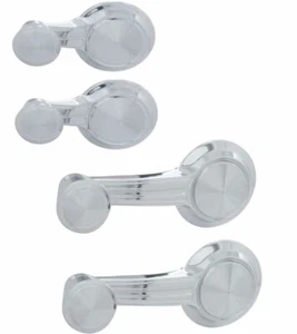 United Pacific Chrome Window and Vent Window Knob Set 1965-1966 Impala/Bel Air - Picture 1 of 5