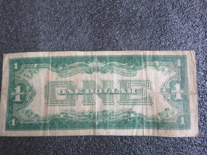 1928 Funny Back $1 Silver Certificate, Blue Seal One Dollar Bill K15473401A - Picture 1 of 4