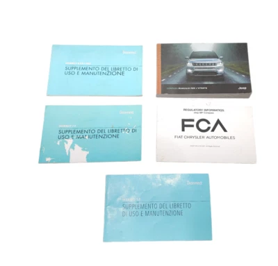 LIBRETTO USO E MANUTENZIONE PER JEEP Compass Serie 552 60 384, EJJ (16>) - Immagine 1 di 4