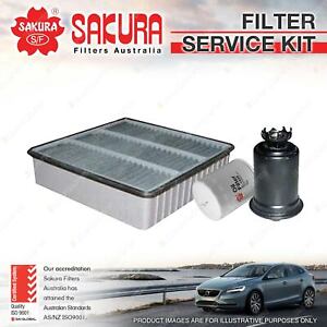 Sakura Oil Air Fuel Filter Service Kit for Mitsubishi Lancer CE 1.8L 07/96-09/04