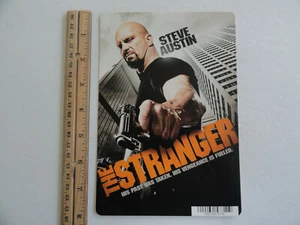 THE STRANGER - STEVE AUSTIN - BLOCKBUSTER BACKER CARD 5"X8" NO MOVIE  - Bild 1 von 3