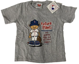 MLB Boston Red Sox Future Plans T-Shirt Größe 2T grau Mondo Sport neu mit Etikett - Bild 1 von 4