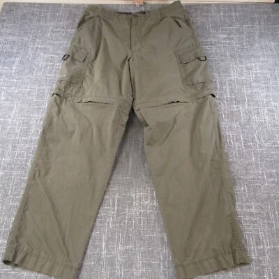 Eddie Bauer Legend Pants Mens 33x32 "Convertible to Shorts" Hiking Trail (stain) - Image 1 of 4