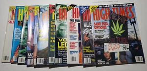 HIGH TIMES Magazine Lot of 11 Issues 1989-1991 Willie Nelson #40 - Picture 1 of 5