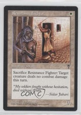 1997 Magic: The Gathering - Visions Resistance Fighter 0a0