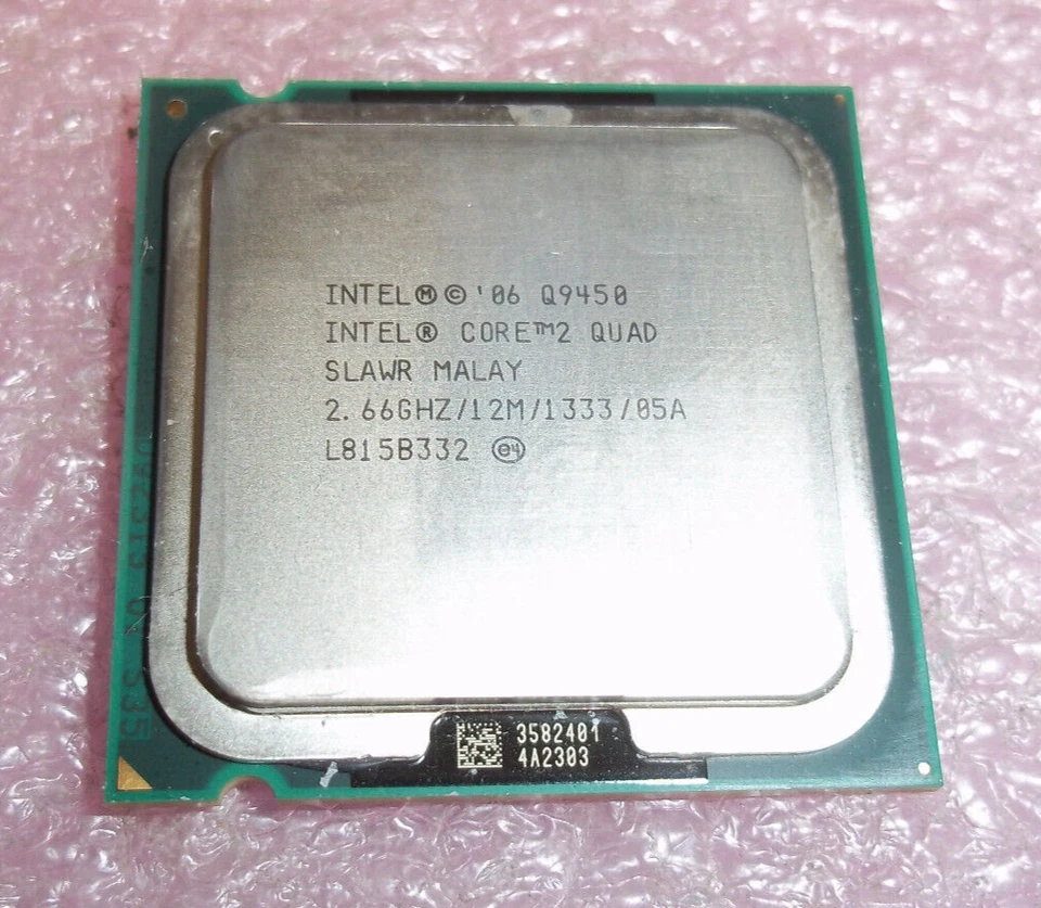 Intel Core 2 Quad Q9450 SLAWR LGA775 2.66GHz Yorkfield 12MB Quad Core Processor - Image 1 of 1
