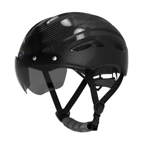 Motorcycle Bike Helmet with 4k Camera Half Face Helmets with Visor Video Record - Picture 1 of 13