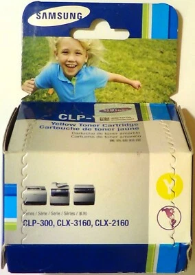 Samsung CLP-Y300A Yellow Toner Cartridge NEW / Sealed © 2008 - Image 1 of 4
