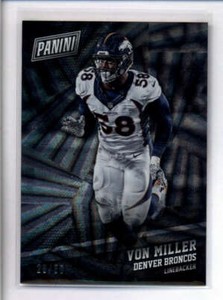 VON MILLER 2017 PANINI BLACK FRIDAY #21 DECOY #28/50 AJ2917