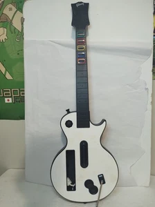 Nintendo Wii Guitar Hero Gibson Les Paul Rojo Octano Blanco Sin Probar Sin Correa - Imagen 1 de 7