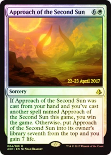MTG Approach of the Second Sun - Foil - Prerelease Promo, Light Play, English Pr - Image 1 of 1