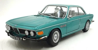 KK Scale 1/12 Scale KKDC120191A - 1971 BMW 3.0 CSi (E9) - Met. Turquoise - Image 1 of 4