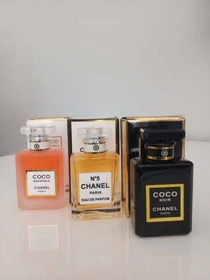 Set 3 Miniature Profumi Chanel 7,5 ml Profumi Da Viaggio  - Immagine 1 di 4