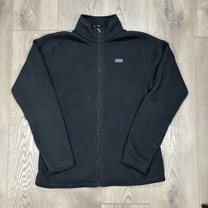 Patagonia Jacket Womens L Black Fleece Better Sweater Outdoor Hiking Camping - Picture 1 of 3