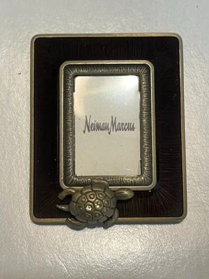 JAY STRONGWATER Turtle Enameled Miniature Picture Frame Neiman Marcus Swarovski