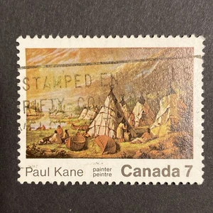 Stamps Canada Used #553i 7c Paul Kane - Picture 1 of 1