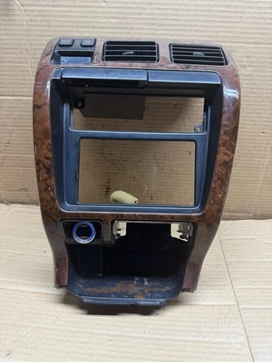 Toyota 4Runner 1996-1998 radio bisel tablero moldura OEM madera grano Foto 1 de 4