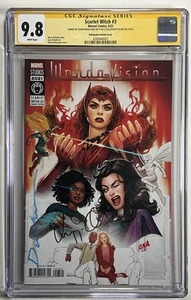 Scarlet Witch 3 CGC SS 9.8 signed Elizabeth Olsen + David Nakayama NM - Bild 1 von 3