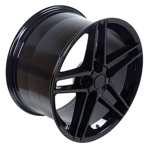 Black 17" Wheel - for Corvette C6 Z06 Look - 17x9.5 - Picture 1 of 3