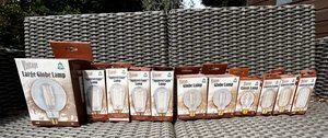Vintage Filament Globe & Squirrel‑Cage Decorative Bulbs (11‑Pack, Boxed) - Picture 1 of 2