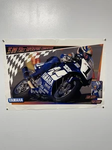 Tom Kipp 1995 AMA 750cc Supersport Champion Yamaha YZF750R 20”x14” - Picture 1 of 3