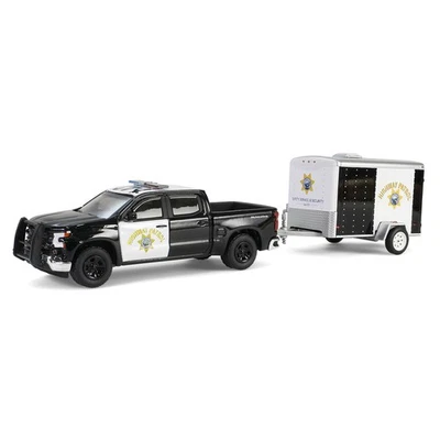 1/64 2023 Chevy Silverado Remorque California Highway Patrol Chaud Poursuite - Photo 1/4