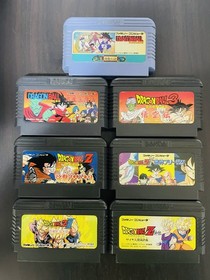 Set of 7 Dragon Ball Series 1 2 3 Z Z2 Z3 Gaiden Nintendo Famicom Bandai