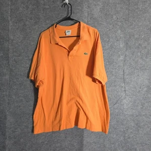 Camisa Polo Lacoste Hombre 3XL Talla 9 Naranja Calce Clásico Manga Corta Logo Cocodrilo - Imagen 1 de 8