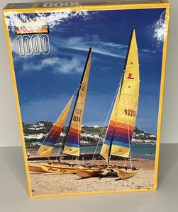 Vintage Puzzle Kodacolor 1000 Piece Sailboats Casse-tete Factory - SEALED - Picture 1 of 6