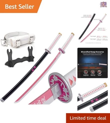 Anime Pink Katana Sword Cosplay Replica 41 Inches Plastic Kid Safe - Image 1 of 4