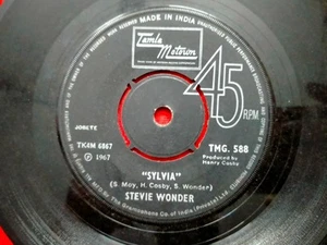 Stevie Wonder A Place In The Sun/Sylvia RARE SINGLE record 7" 1967 India Ex - Picture 1 of 2