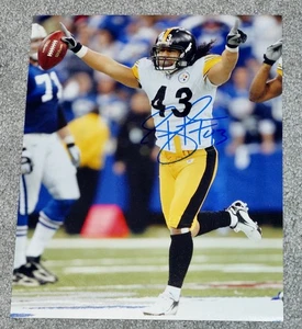 TROY POLAMALU Signed PITTSBURGH STEELERS 8x10 Photo - Picture 1 of 1