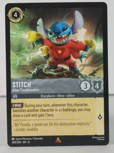 Stitch - Alien Troublemaker - Reign of Jafar - 200/204 - singles - Lorcana - Picture 1 of 6