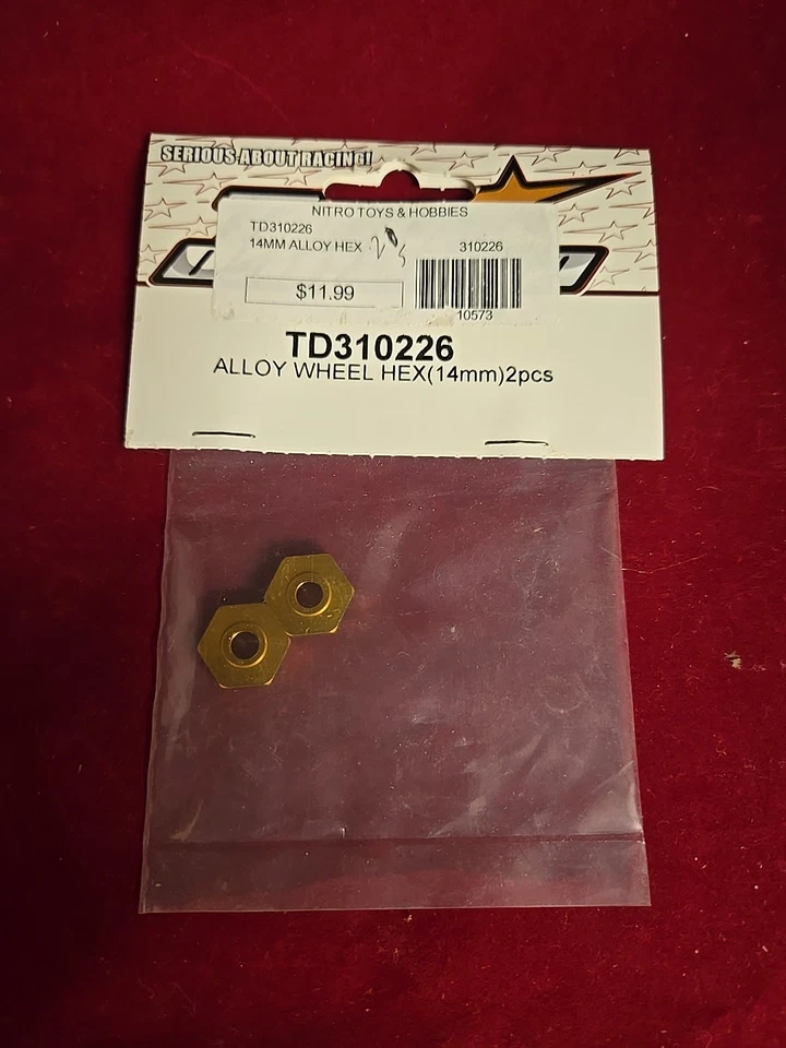 Team Durango Alloywheel Hex 14mm. 2 Pcs. New TD310226 - Image 1 of 1