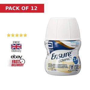 Ensure Compact Vanilla – 12 x 125ml | High-Protein, Energy-Dense 12-Pack - UK - Picture 1 of 3