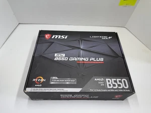 MSI MPG B550 GAMING PLUS AMD AM4 Motherboard Brand New - Picture 1 of 7