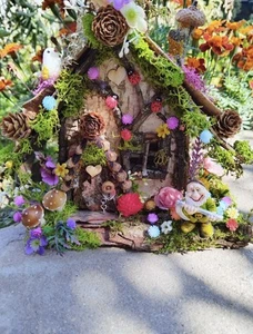 Fairy house, Fairy Garden cottage, Fairy garden house, Handmade house, gift idea - Picture 1 of 6