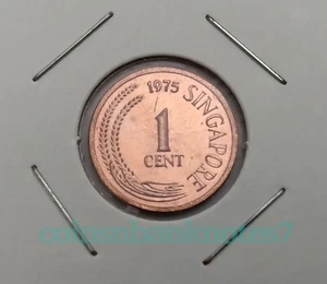1975 Singapore 1 Cent Coin, KM 1 Uncirculated - Picture 1 of 2