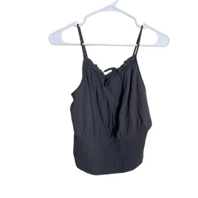 Blusa botín pirata Jens para mujer grande gris camiseta sin mangas recortada boho Foto 1 de 4