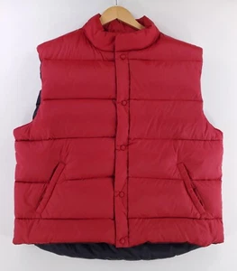 Cabela's Premier Northern Goose Down Full Snap Vest Red Mens XL - Picture 1 of 6