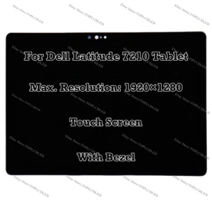 12.3" FHD+ 60Hz For Dell Latitude 7210 Tablet LCD Assembly Touch Screen 40 Pins - Picture 1 of 7